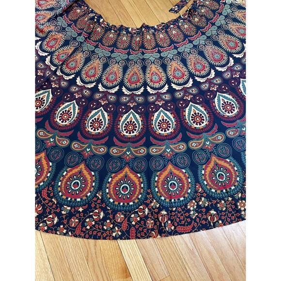 Unbranded Maxi Wrap Skirt Printed Tribal Ethnic Indian Pattern One Size Cotton - Picture 10 of 16